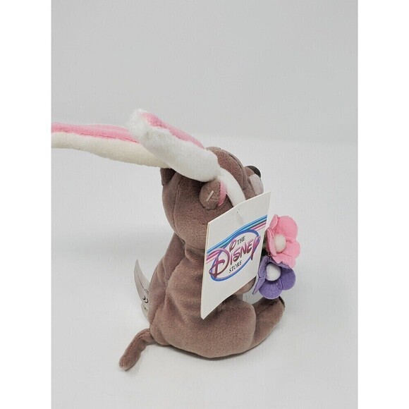 VINTAGE DISNEY STORE WINNIE THE POOH EASTER BEAN BAG PLUSH PIGLET & GOPHER - Picture 9 of 12